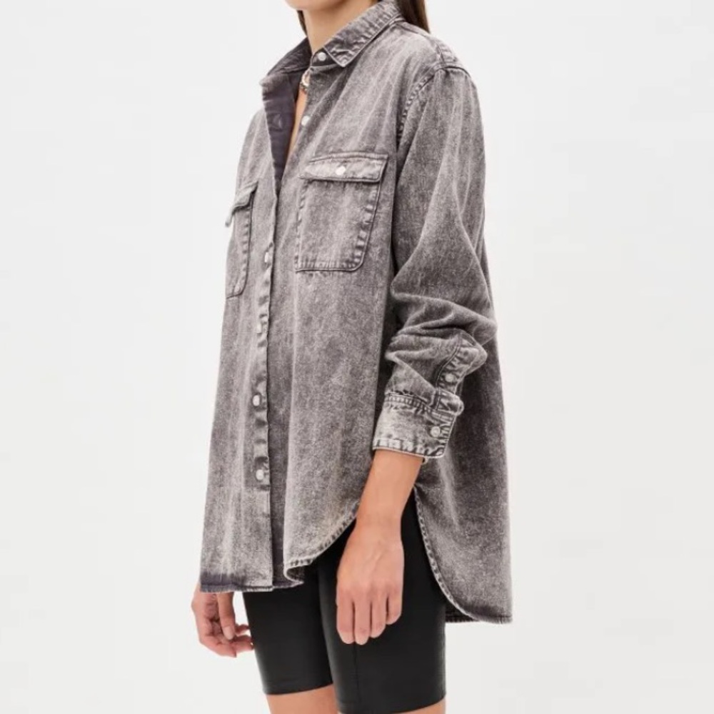 John Elliott Simon Lava Button Down
